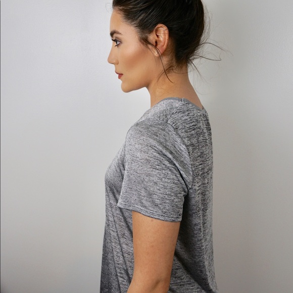 Silver Flowy Tee - Picture 3 of 6